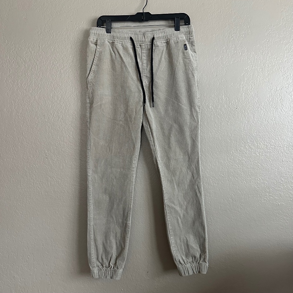 Aeropostal Khaki Corduroy jogger Size small NWOT